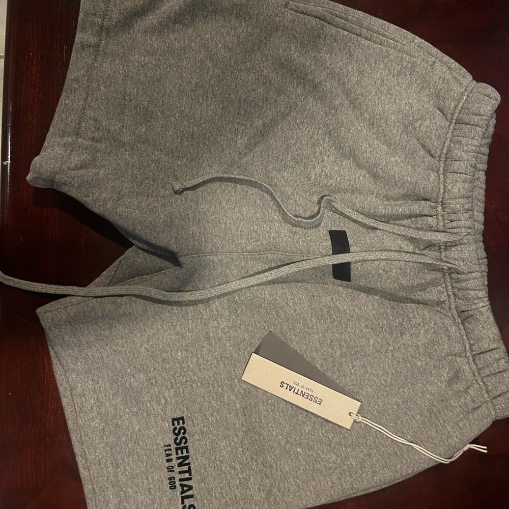 Essentials dark oatmeal Gray Lounge Shorts